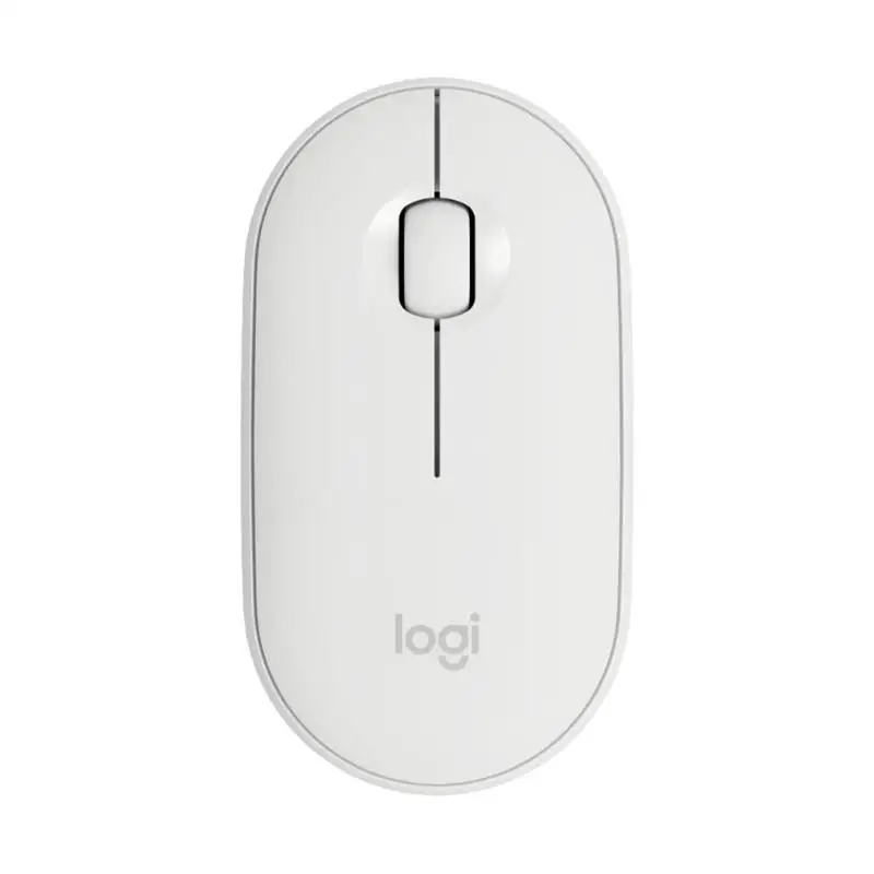 Беспроводная Bluetooth мышь 1000 dpi 3 кнопки, тонкая Бесшумная Высокоточная оптическая отслеживающая мышь, модная женская мышь - Цвет: Белый