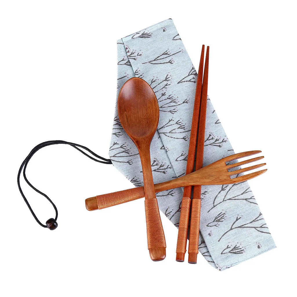 2019 hot new products Japanese Vintage Wooden Chopsticks Spoon Fork Tableware 3pcs Set New Gift family Low price shopping 2019 hot new products Japanese Vintage Wooden Chopsticks Spoon Fork Tableware 3pcs Set New Gift family Low price shopping