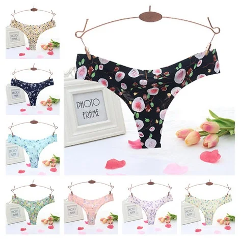 Female Sexy Seamless T Panties Thongs Intimates Ultrathin Invisible G-String Ladies Women Underwear