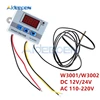 DC 12V 24V 220V W3001 W3002 LED contrôle numérique Thermostat température micro-ordinateur commutateur thermomètre thermorégulateur capteur ► Photo 1/6