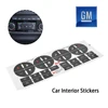 2022 Car Interior Stickers Radio+ A/C Climate Control Button Repair Decals Stickers wholesale ► Photo 2/6