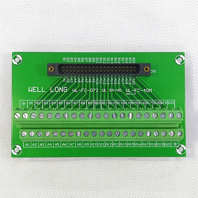 

FCN40P PLC Interface Module Male Header Breakout Board, Terminal Block, Connector FCN-364P040-AU.