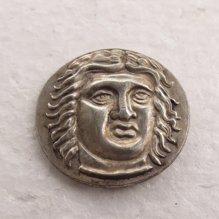 

G(23)Ancient Greek Silver Tetradrachm Coin of Satrap Maussolos of Caria - 377 BC Copy Coin High Quality