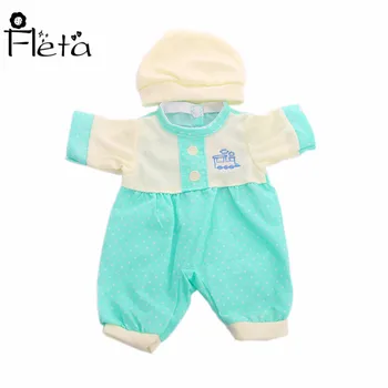 

Fleta Doll Cute Handmade Doll Set + Hat Suitable for 14.5 inch Wellie Wishers Dolls Children's Childhood