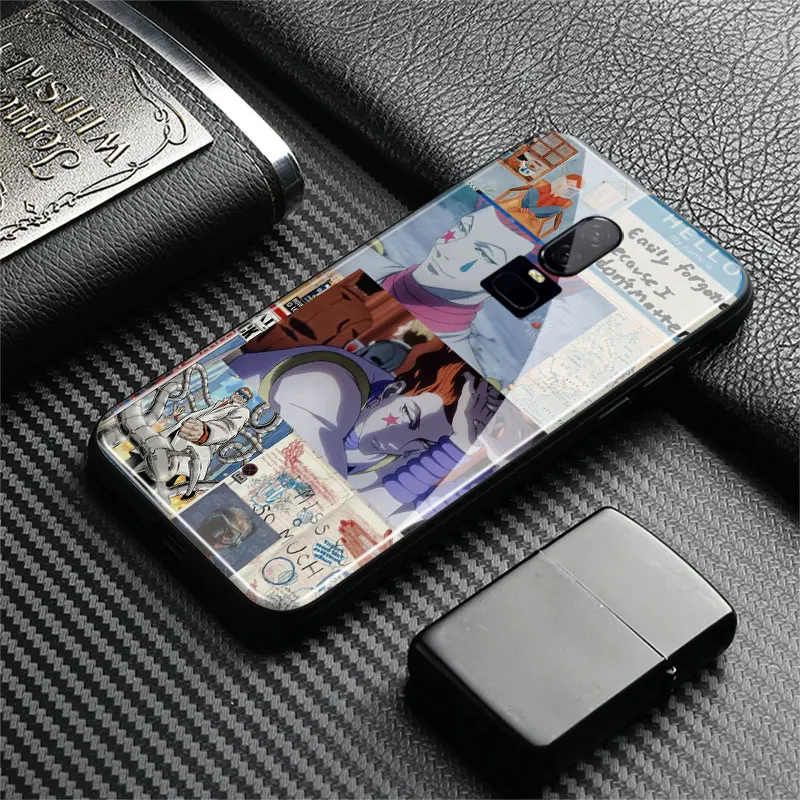 Hisoka hxh Hunter Аниме закаленное стекло мягкий силиконовый чехол для Oneplus 6 6T 7