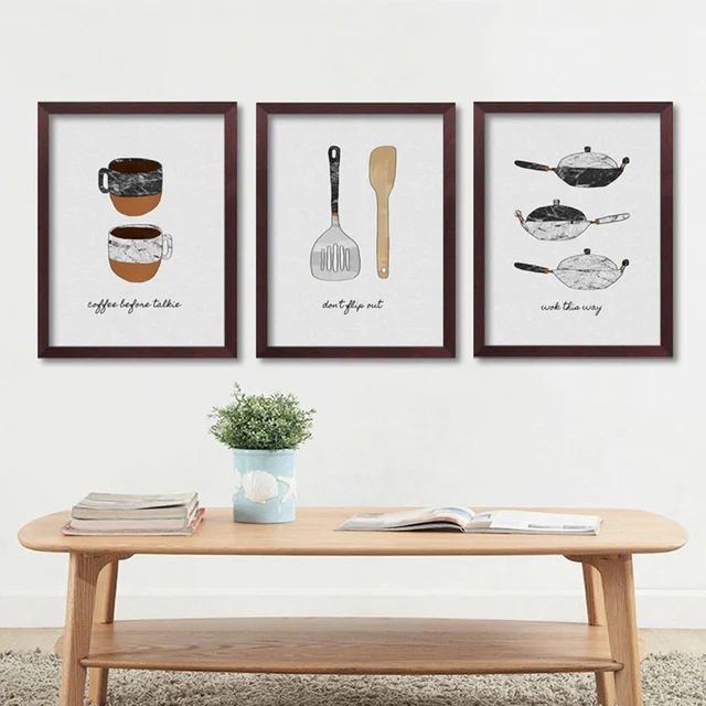 Kitchen Poster Modern Wall Art Canvas Painting Cuadros Decoracion ... Kitchen Poster Modern Wall Art Canvas Painting Cuadros Decoracion ...