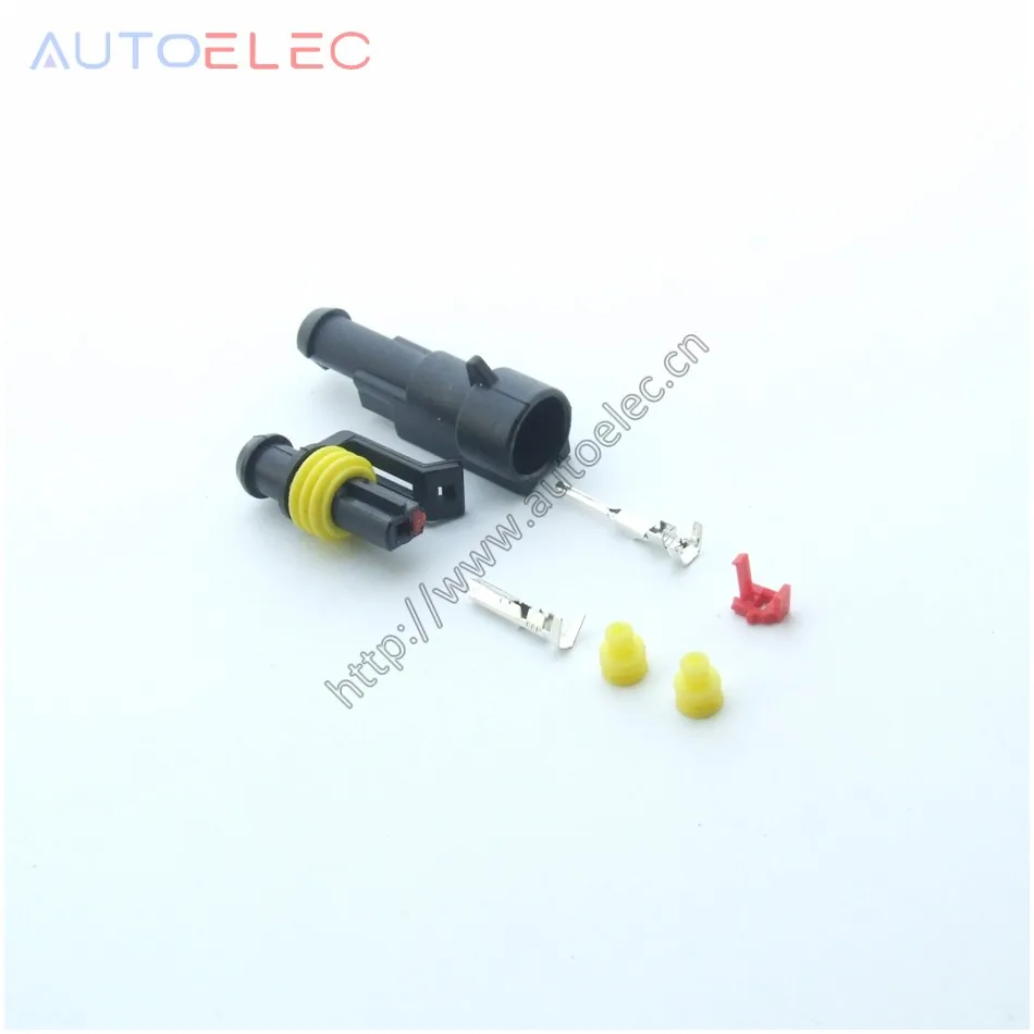 10kit 282079-1 282103-1 ip67 1pin way супер автомобильные герметичные разъемы фоторазъем для