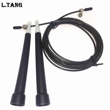 

Steel Cable Wire Jump Rope Crossfit High Speed Skip Adjustable Gym Fitness Equipment Length 3M Crossfit L003