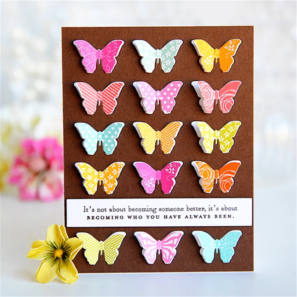 

GJCrafts Bitty Butterflies Dies Scrapbooking Metal Cutting Dies Small Solid Craft Dies for Cards Making Embossing Stencil Album