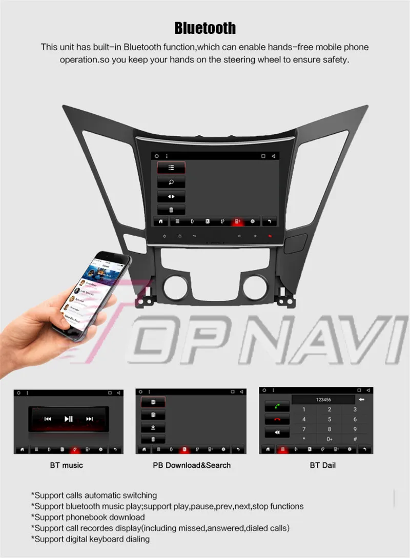 car radio For Hyundai Sonata 2014