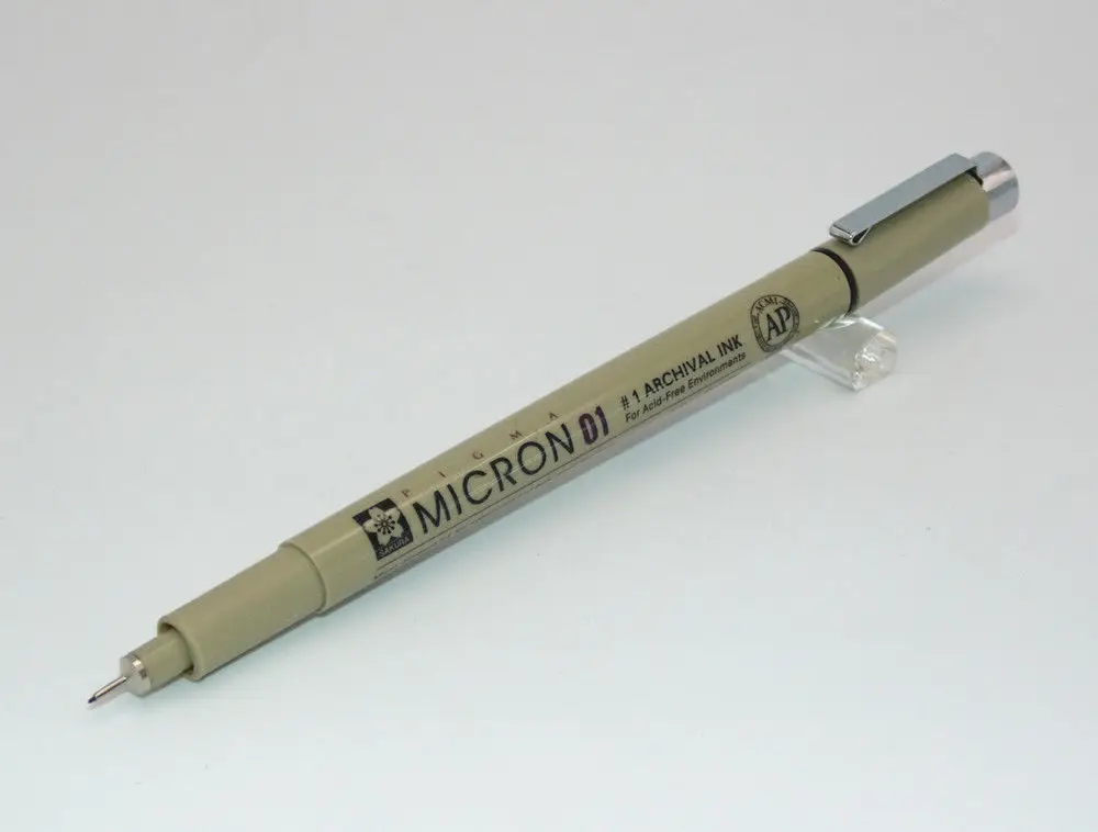 Ручка для рисования Sakura, черная ручка с тонкой линией, все размеры, художественная поставка, 9 шт./7 шт./4 шт./1 шт - Цвет: 01 1Pc