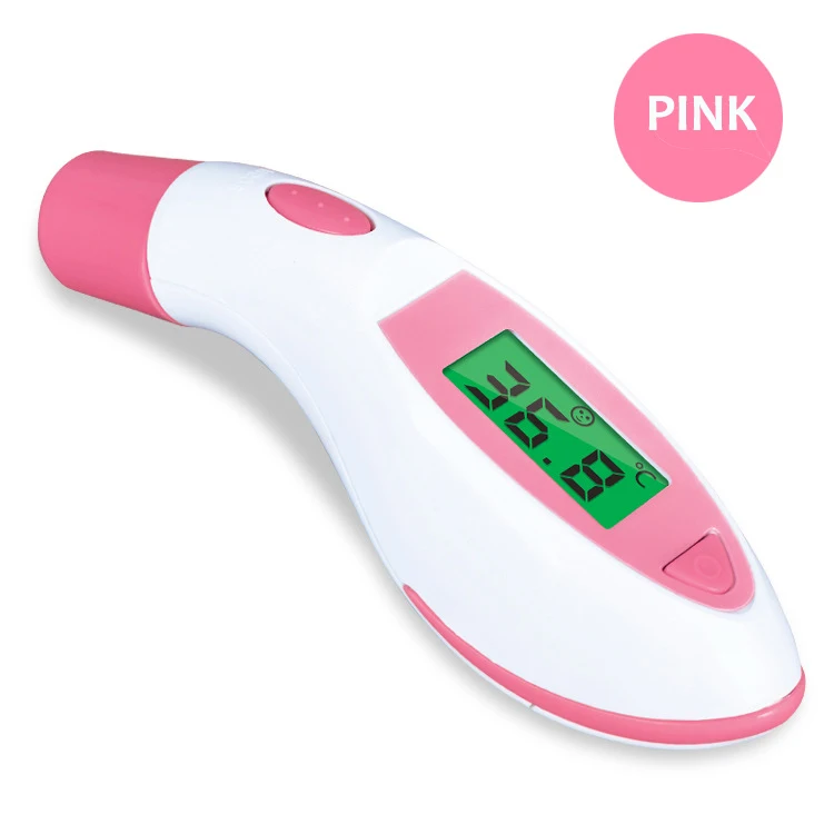pr+mise Muti-fuction Medical Baby/Adult Digital Thermometer Infrared Forehead Body Thermometer Gun Non-contact