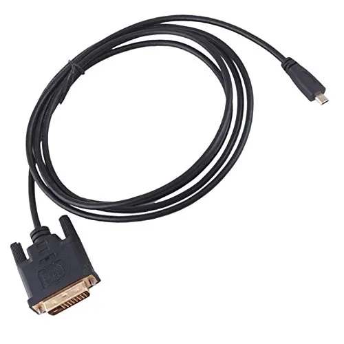 Микро кабель HDMI-DVI высокое качество 3 фута 1 м, 1,8 м DVI-D 24+ 1 DVI кабель папа-папа для монитора ТВ