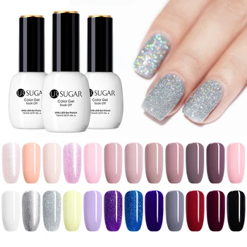 

UR SUGAR 15ml UV Gel Nail Polish Gold Glitter Nail Polish Gel Polish Gels For Nail Art Colors Polish