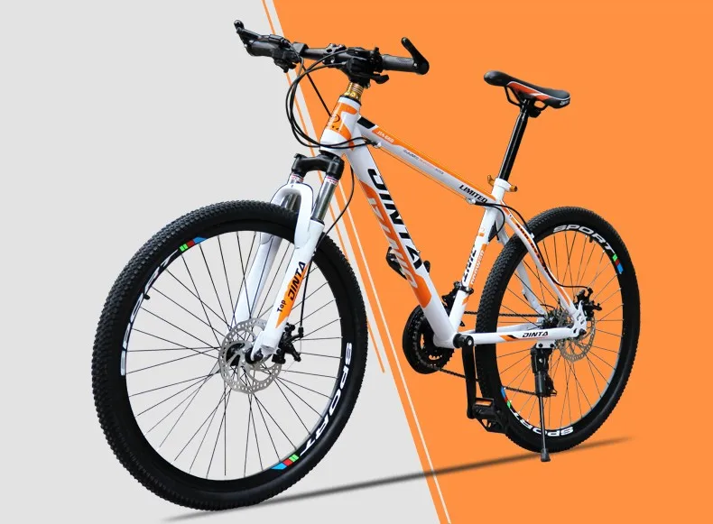 Best Mountain Bike High Carbon Steel 21-Speed 26-Inch heel straight handlebar Double Disc Brake bike 5