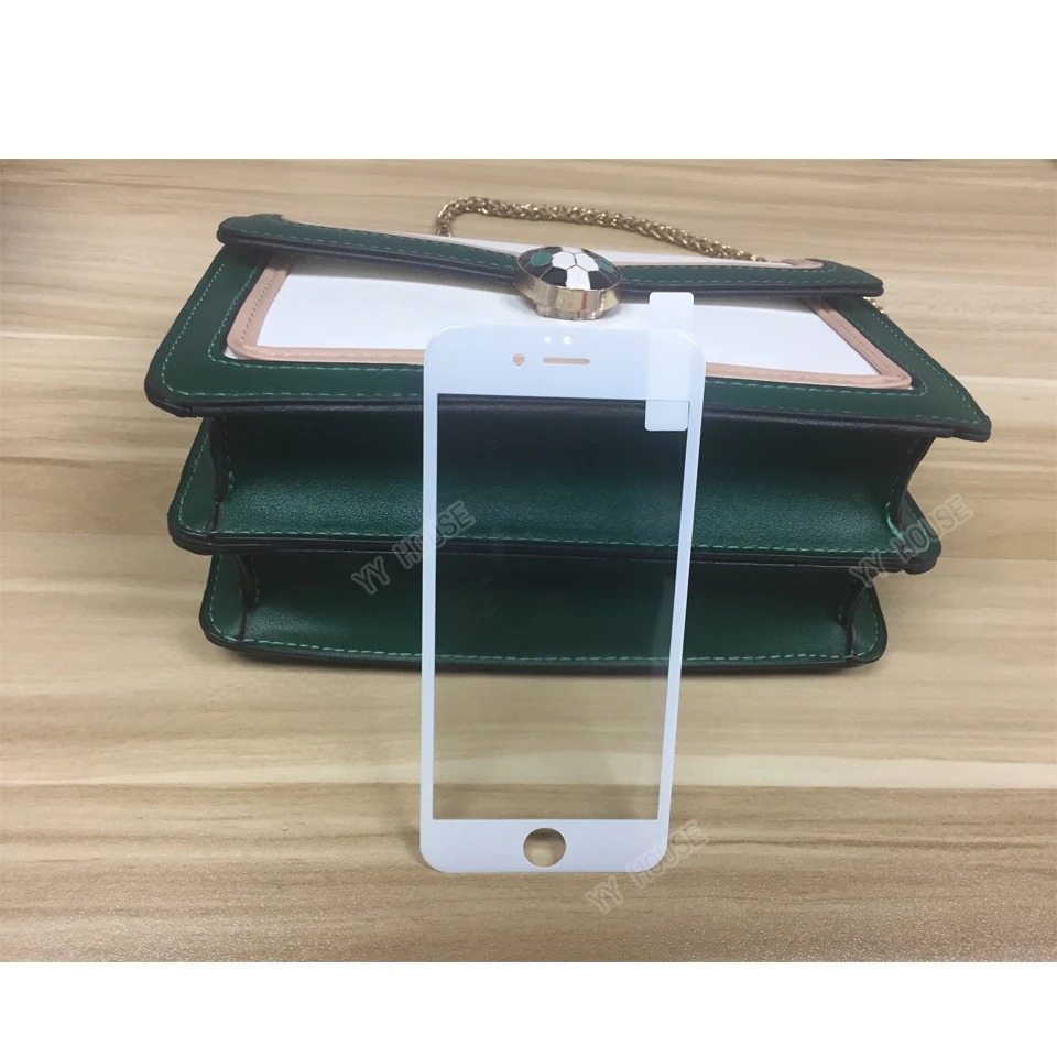 Защитная пленка из закаленного стекла с изогнутыми краями для экрана 3D iPhone 7 6S 8 на