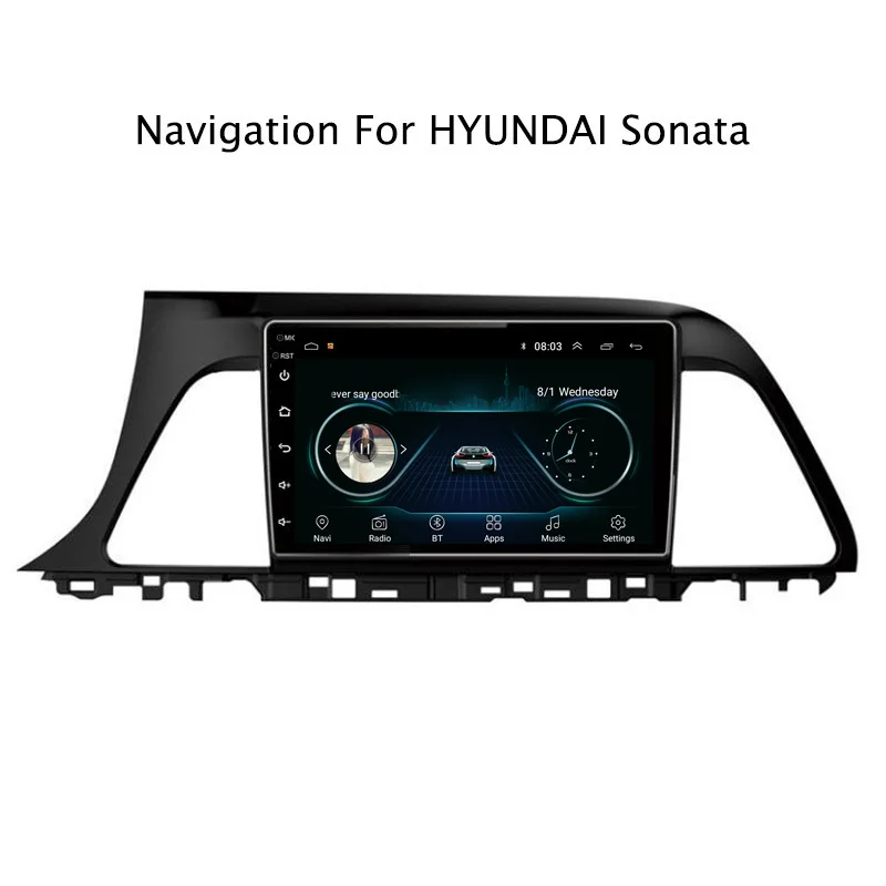 Top 9" 2.5D IPS Android 8.1 Car DVD GPS Player For Hyundai Sonata 2016 2017 2018 Car Radio Stereo Head Unit with Navigation 1 Top 9" 2.5D IPS Android 8.1 Car DVD GPS Player For Hyundai Sonata 2016 2017 2018 Car Radio Stereo Head Unit with Navigation 1