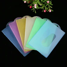 Портативный чехол для карт автобус с протекторами для банковских карт прозрачная карта и Id крышка для хранения с отверстием Womem Мужская детская крышка