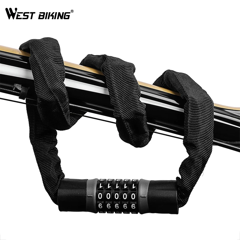 Buy WEST BIKING Durable Bicycle Cable Lock Steel High