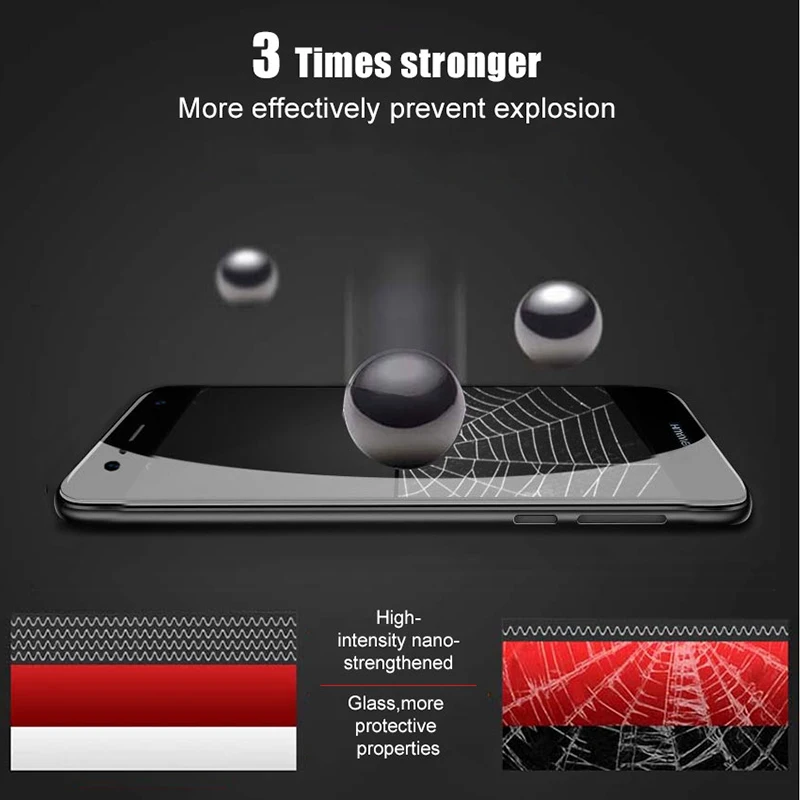 P Smart стекло для huawei Защитное смартфонов полное покрытие пленка анти взрыв экран