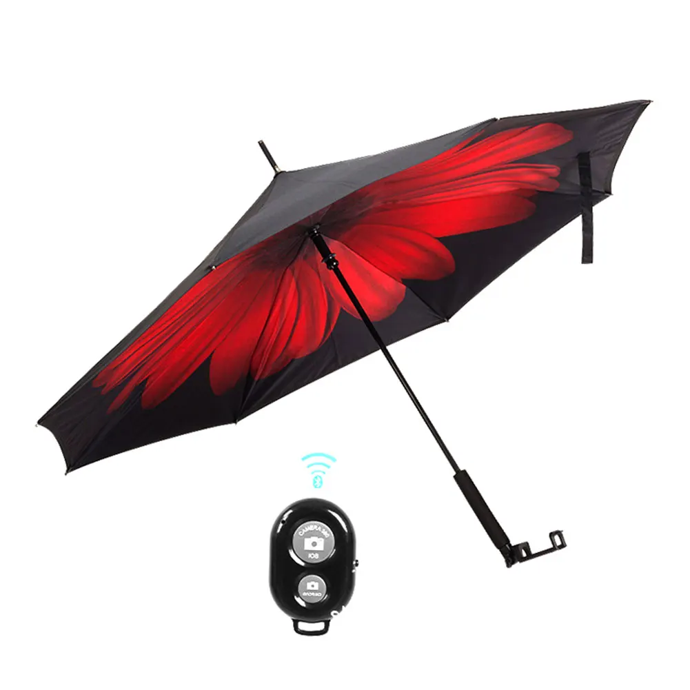 

Portable Umbrella With Wireless Bluetooth Device Self-timer Upside Down Sunscreen Creative Car Reverse Umbrellas 2 WXV