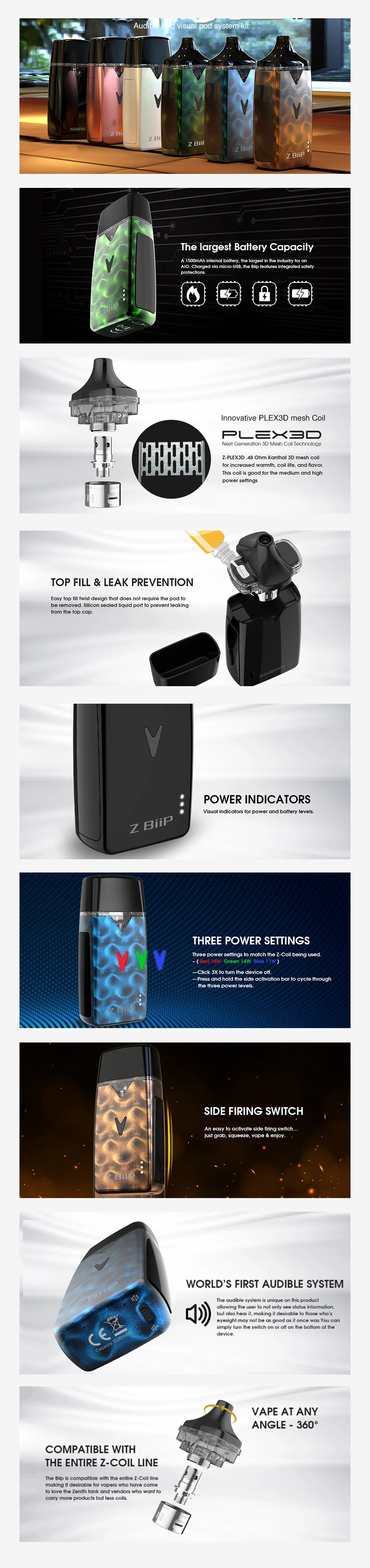 Innokin Platform Z-Biip Kit 1500mAh