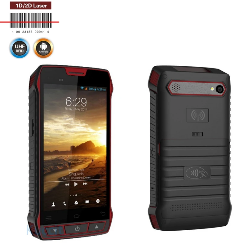 bilder für Handheld Barcodescanner Android RFID Reader UHF 2D Terminal PDA 5,0 "3G Datensammler Wifi Robuste Wasserdichte Smartphone NFC bilder für Handheld Barcodescanner Android RFID Reader UHF 2D Terminal PDA 5,0 "3G Datensammler Wifi Robuste Wasserdichte Smartphone NFC