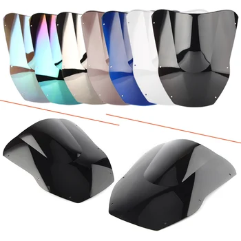

Windshield Windscreen Double Bubble For KAWASAKI Ninja ZX-12R ZX12R 2000 2001 ABS Plastic Motorbikes Accessories