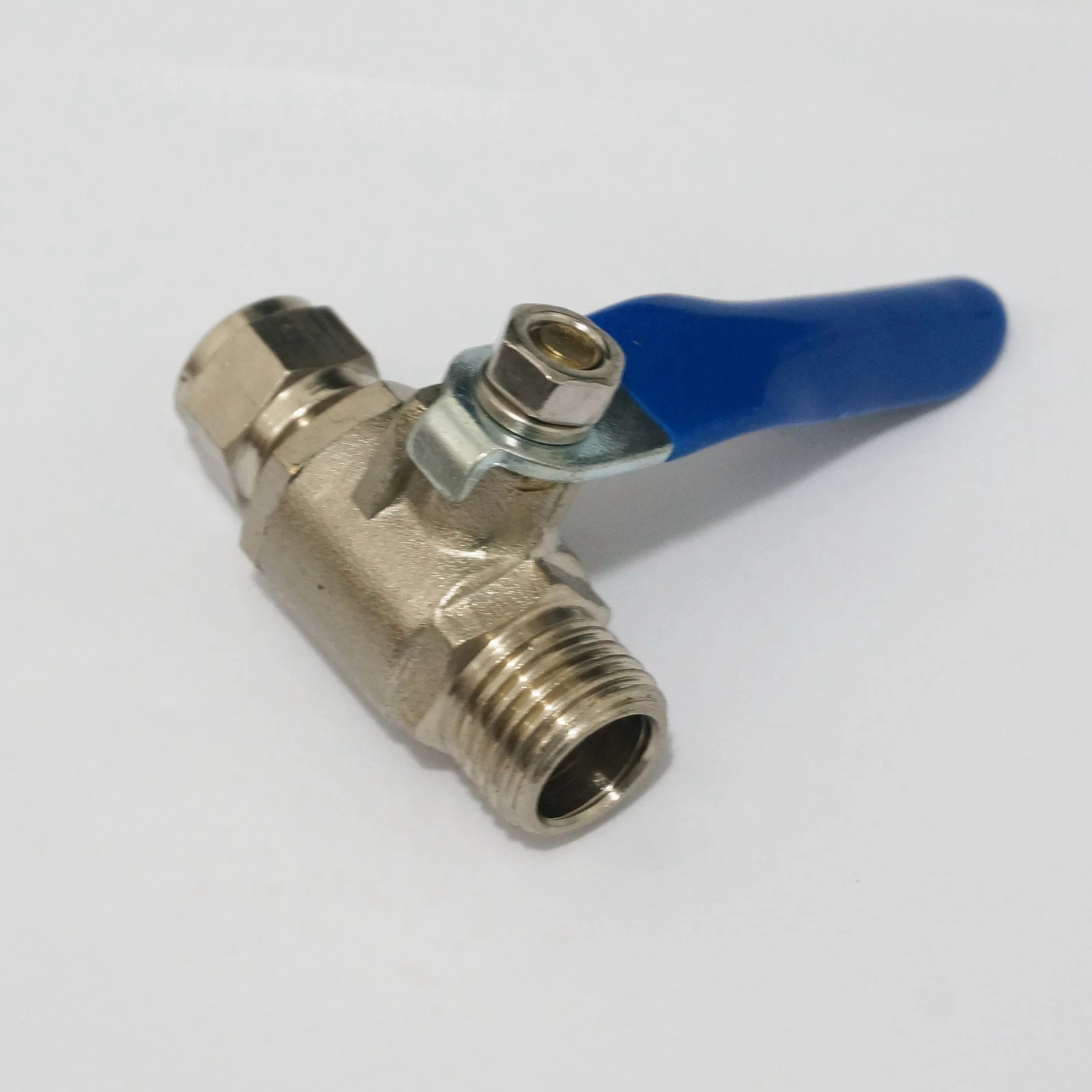

1/4" BSP Male -Fit Hose O.DxI.D 6x5mm Nickel Plated Brass Quick Fit Ball Valve