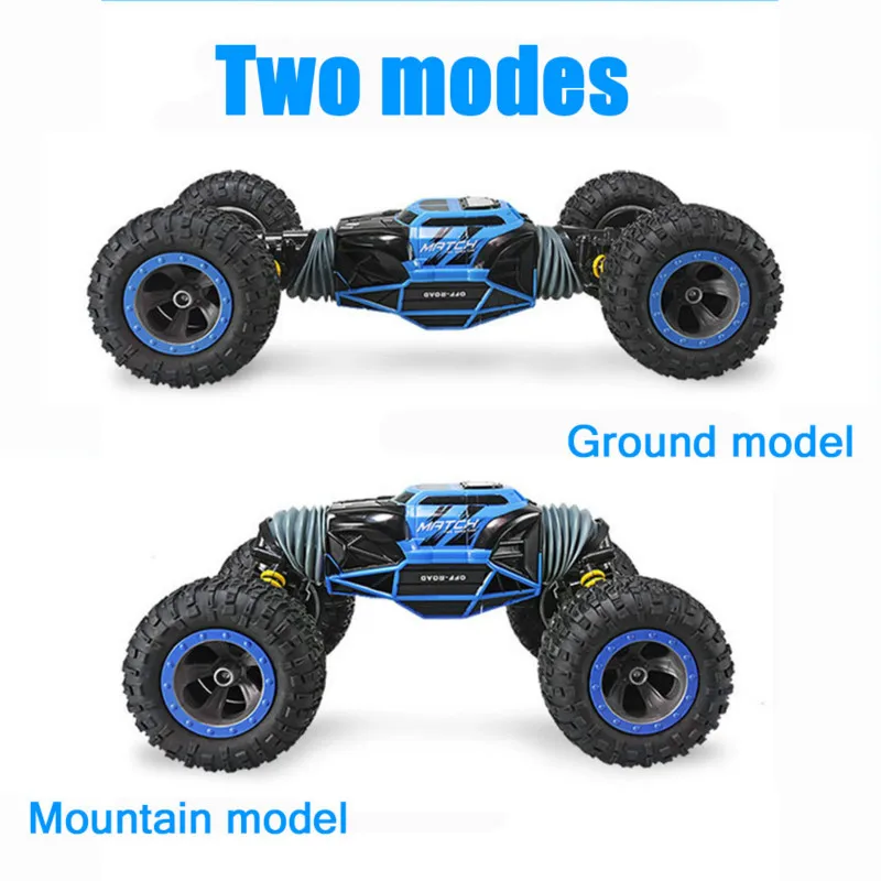 

1:16 Scale Double-sided 2.4GHz RC Car One Key Transform All-terrain Off-Road Vehicle Varanid Climbing Truck Remote Control Toys