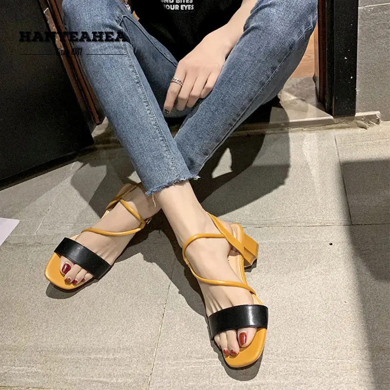 Sandalias De Verano Para Mujer милые туфли на высоком каблуке для зрелых женщин элегантные
