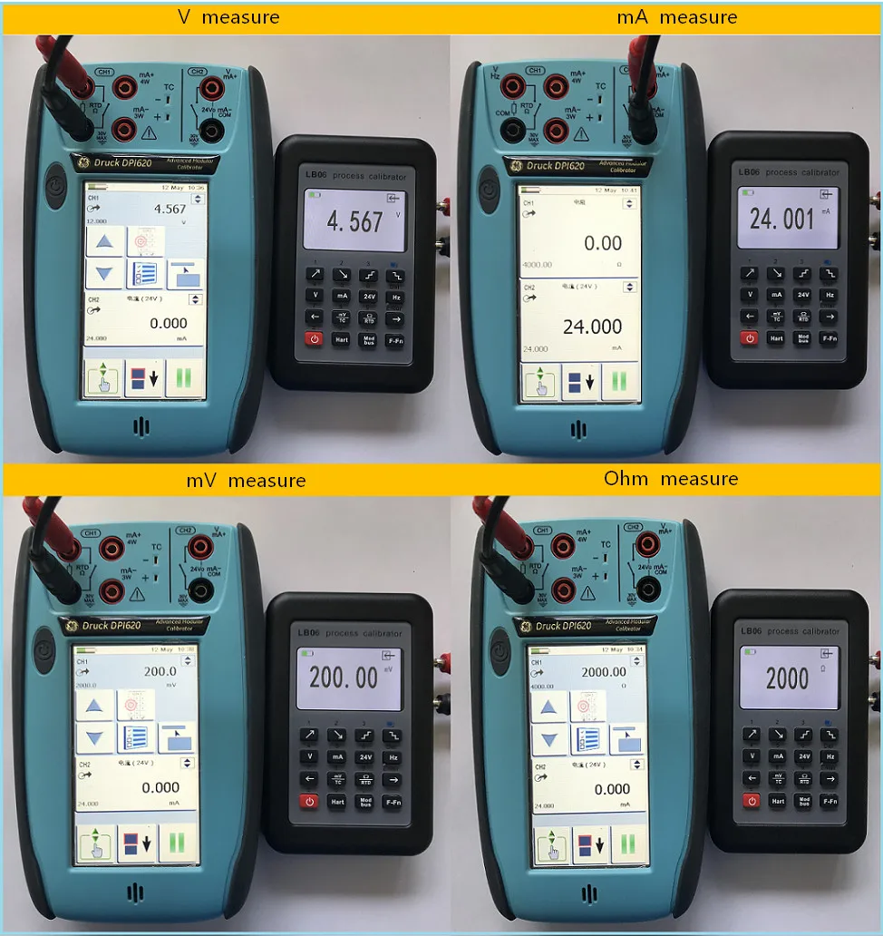 Nieuwe LB06 Hart Modbus 4 ~ 20mA/0 ~ 10V Proceskalibrator Huidige Signaalgenerator Bron