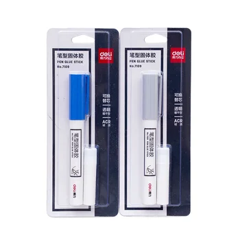 

2 set Pen glue stick with refill ACR adhesive for paper clamp card stationery office school supplies material escolar A6571