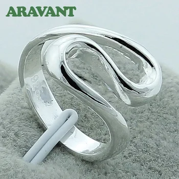 

New Fashion Wholesale 925 Jewelry Silver Plated Rings For Women Party Silver Plated Jewelry Finger Rings