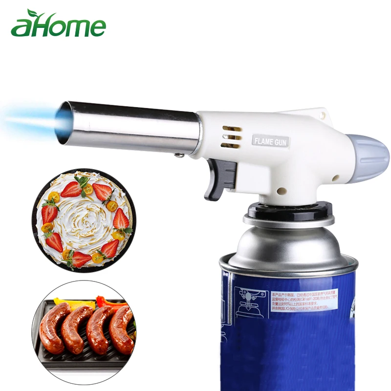 

Gas BBQ Barbecue Lighter Flame Fire Guns Flamethrower Gas Blow Torch Kitchen Supplies Torch Flamethrower Soldering Cooking Tools