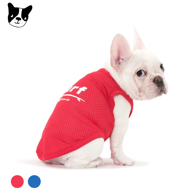 

Perro Ropa verano Surf malla Perro camiseta chaleco Perro camiseta Bulldog francés Chihuahua gato camisa Ropa para mascotas Ropa pug