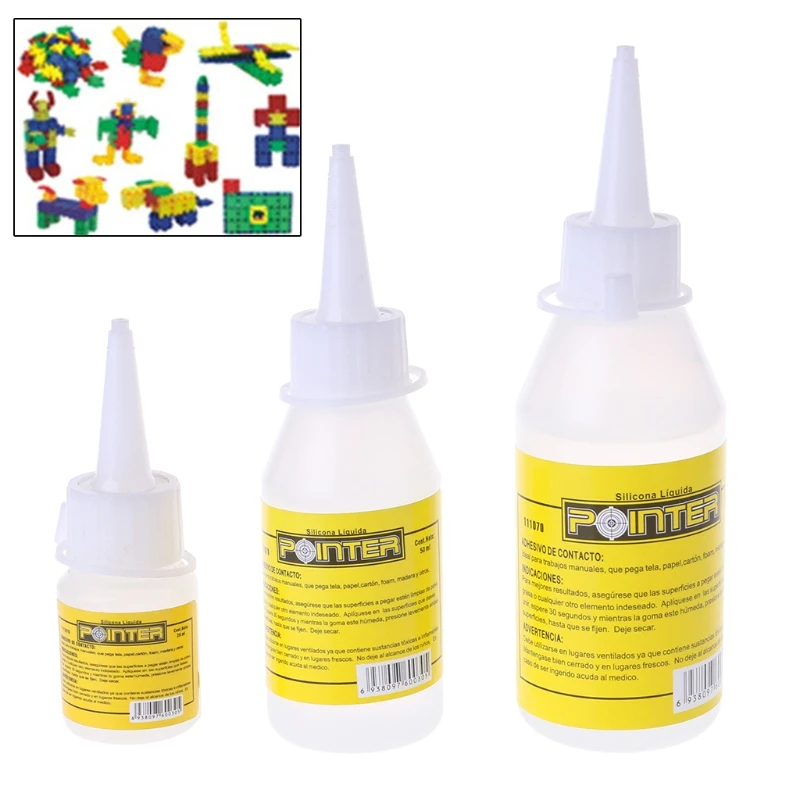 

50ml Liquid Glue Alcohol Adhesive Textile Fabric Stationery Scrapbooking Paper Glue