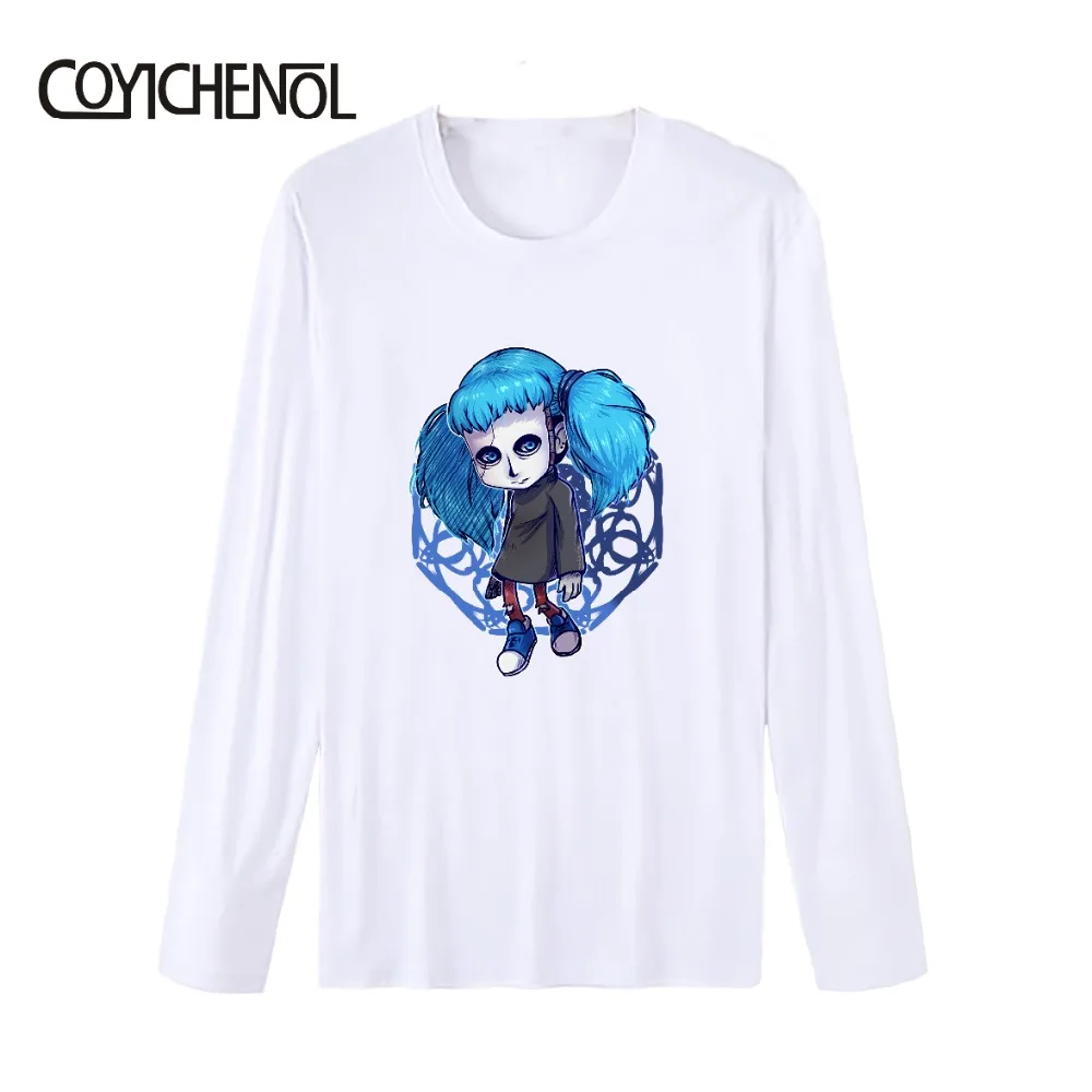 

Sally face customize print tshirt men funny design oversized tee solid color top modal long sleeves tshirt homme casual tops