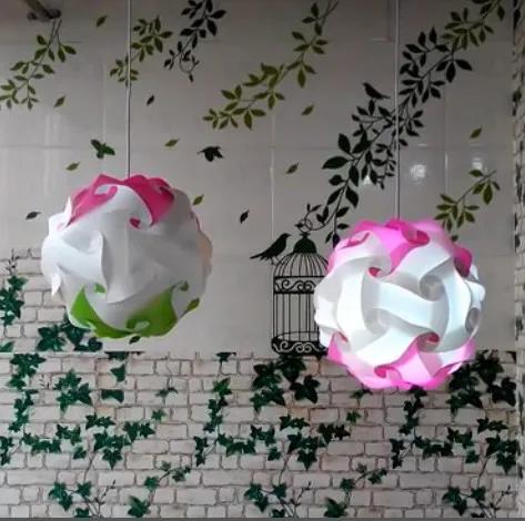 DIY головоломка шар светильник Свадьба Вечеринка фестиваль красочные