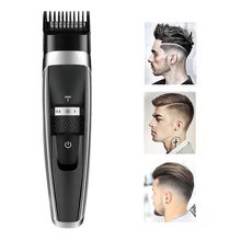 Профессиональная электрическая машинка для стрижки волос перезаряжаемый триммер для волос с титановым керамическим лезвием полностью водонепроницаемый низкий уровень шума зарядка через usb