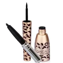 Music Flower туфли с леопардовой расцветкой с Водонепроницаемый подводка для глаз, без налета подводка для глаз+ ручка чернильная ручка комбинации