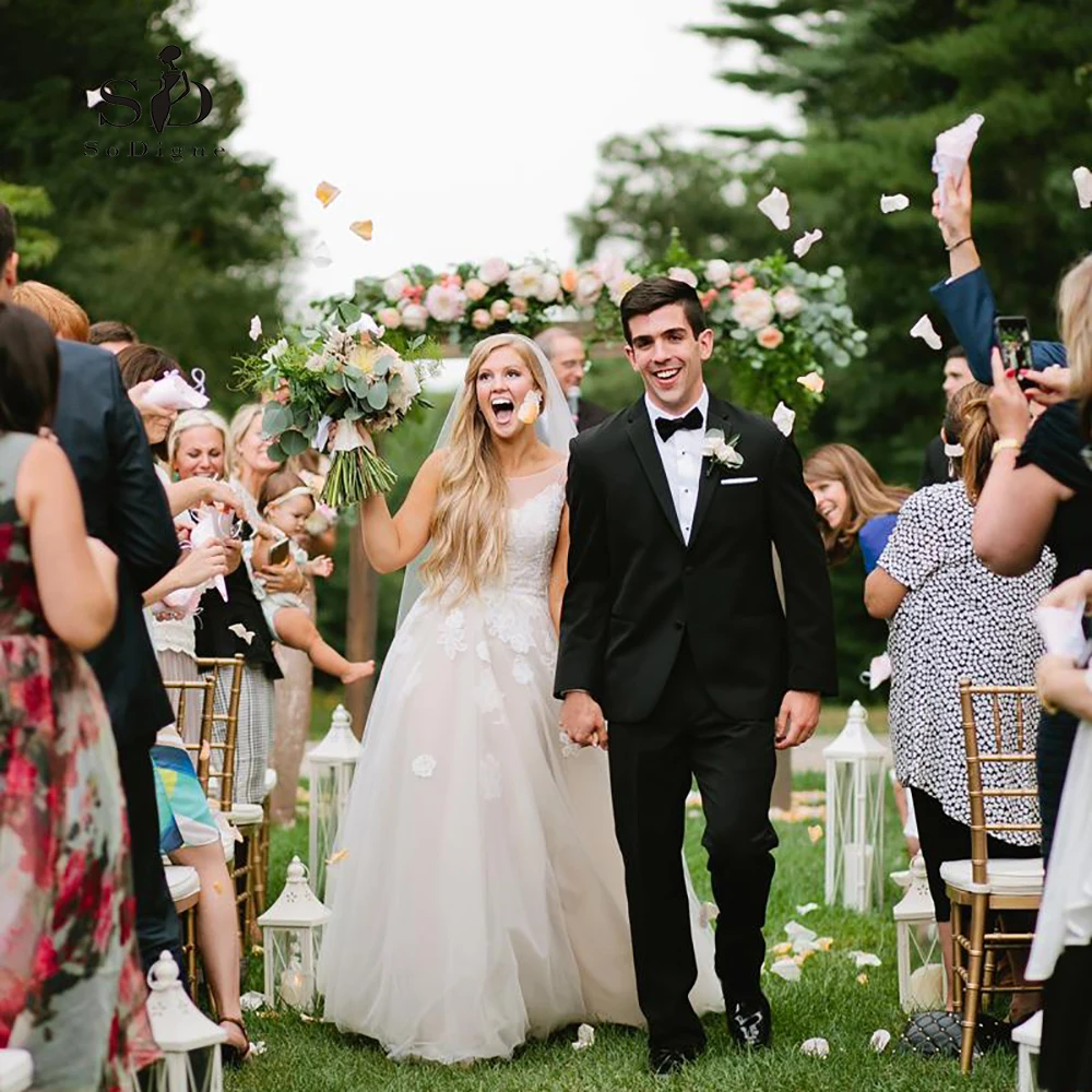 2017-a-line-boho-tulle-long-wedding-dresses2