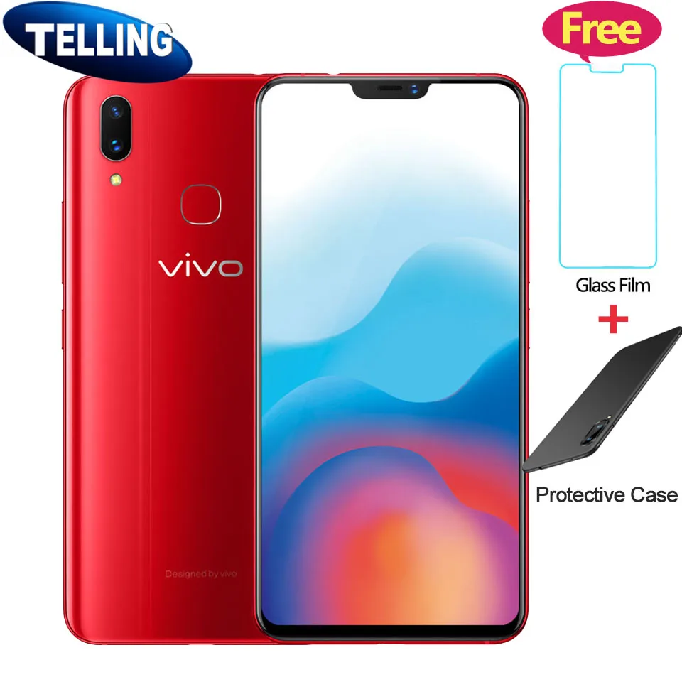 Vivo авторизовать X21 UD Экран отпечатков пальцев мобильный телефон 4G LTE Android 8 1 Snapdragon