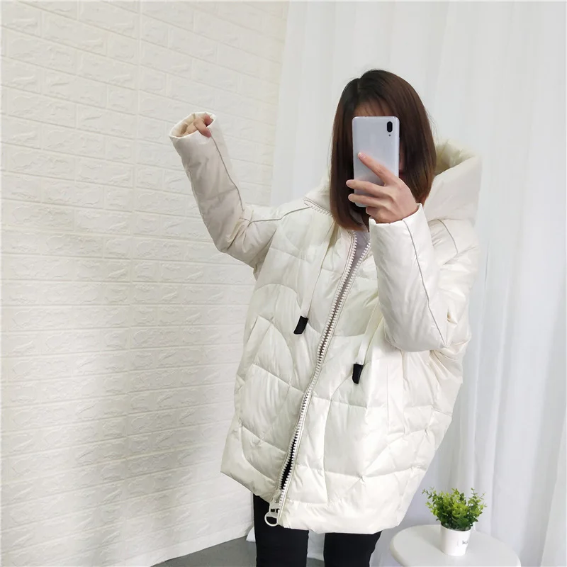 

Winter Coat Women 2019 Winter New Collection Hooded Women's Winter Jacket Parka Female Thick Warm Loose Coat Duck Down Jacket