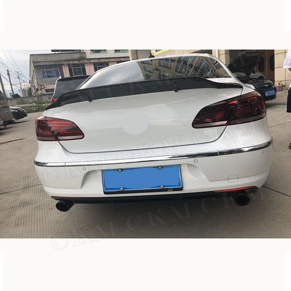 Задний спойлер из углеродного волокна для Volkswagen VW Passat CC Sandard 2009 2018 R стильная