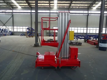 

Single Mast Hydraulic Aluminium Man Work Lift Platform