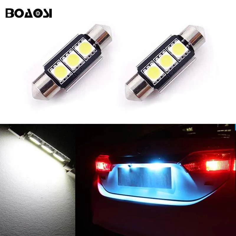 

BOAOSI 2x Canbus No Error 36MM C5W LED License Plate Light for Mercedes Benz W208 W209 W203 W169 W210 W211 W212 AMG CLK