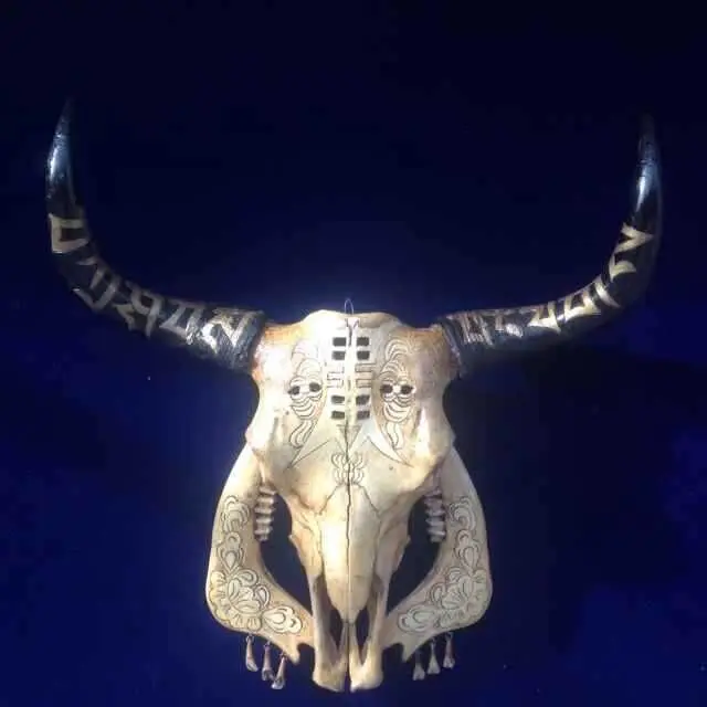 

head Arts Crafts The bone ornaments handicrafts sheep bone specimens handicraft Tau