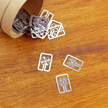

20pcs/lot Cute Cartoon Animal Plated Sliver Money Clips Mini Metal Clips Random Style