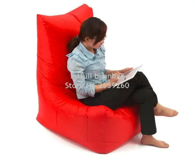 Online Cover Only No Filler Red Bean Bag L Back Cover Only No Filler Red Bean Bag L Back Support Shape Waterproof Beanbag Chair